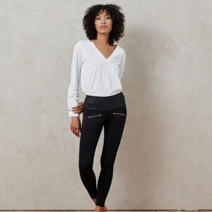 ADAY throw and roll‎ leggings mid rise black Small